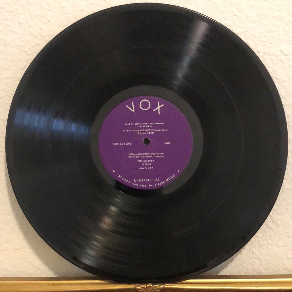 Tchaikovsky 1812 Overture Vinyl Album